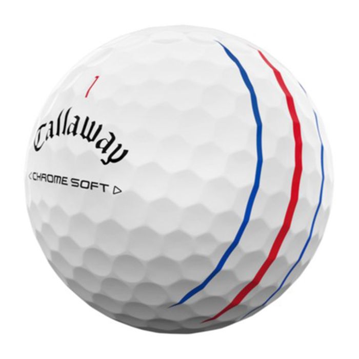 CALLAWAY Chrome Soft Triple Track Balls - White - Image 2