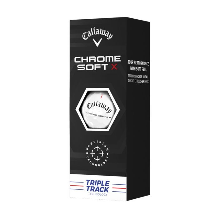CALLAWAY Chrome Soft X Triple Track Golf Balls - White - Image 2