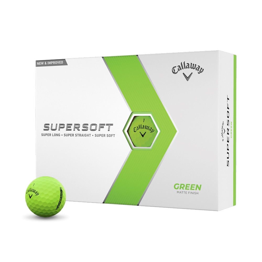 CALLAWAY Supersoft Golf Balls -Matte Green - Image 5