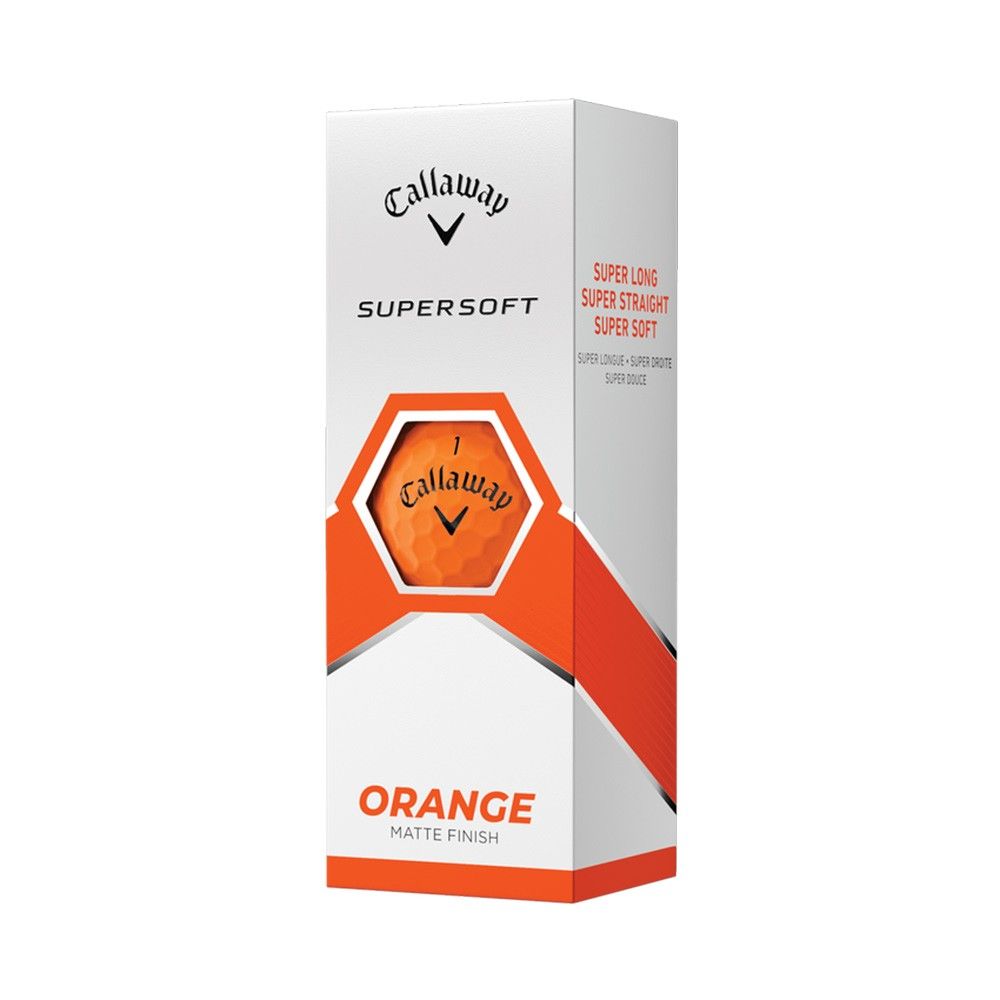 CALLAWAY Supersoft Golf Balls - Matte Orange - Image 4
