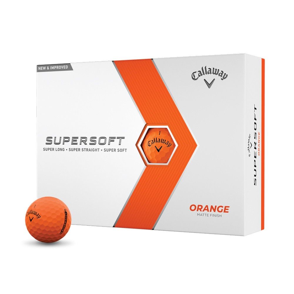CALLAWAY Supersoft Golf Balls - Matte Orange - Image 5