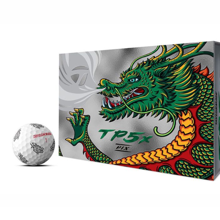 TAYLORMADE TP5x Pix Dragon Golf Balls - Image 2