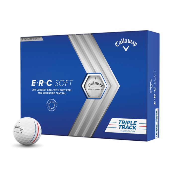 CALLAWAY ERC Soft Triple Track Golf Balls - White - Image 7