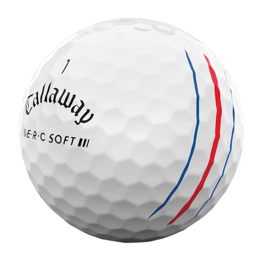 CALLAWAY ERC Soft Triple Track Golf Balls - White - Image 5