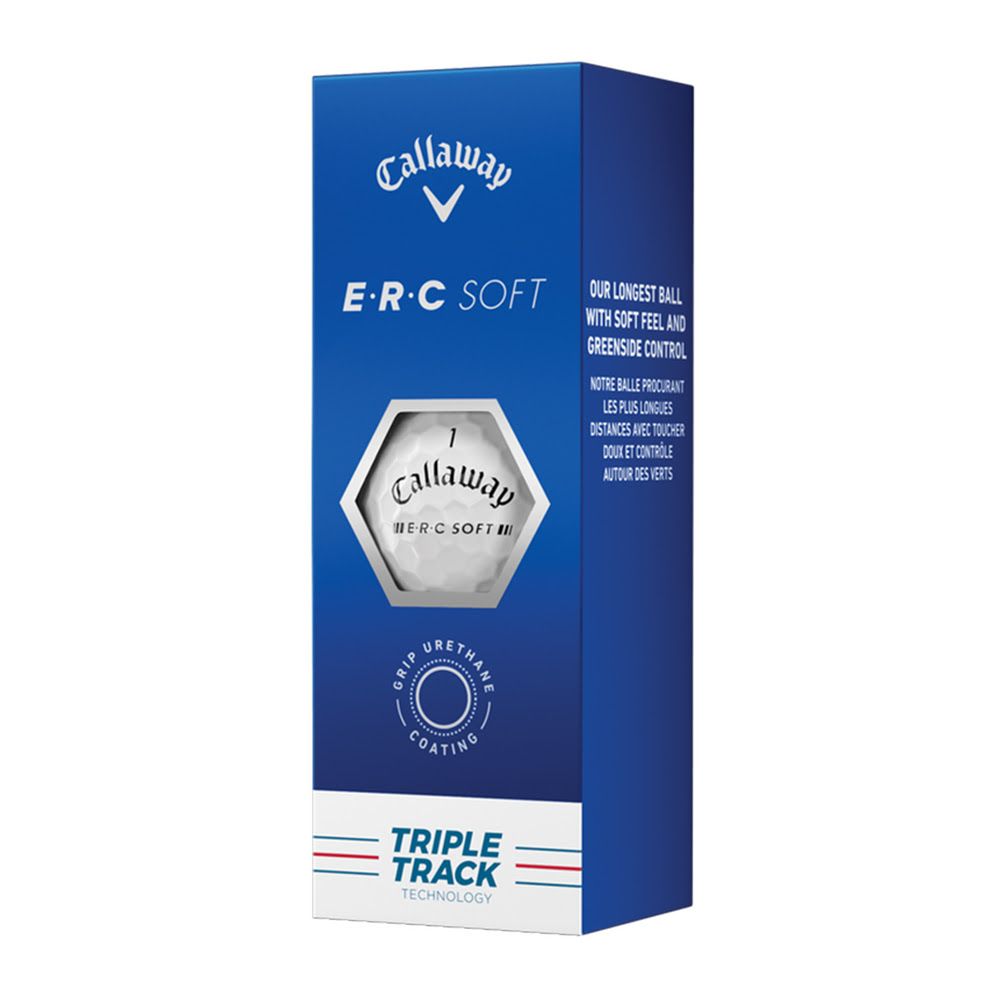 CALLAWAY ERC Soft Triple Track Golf Balls - White - Image 6