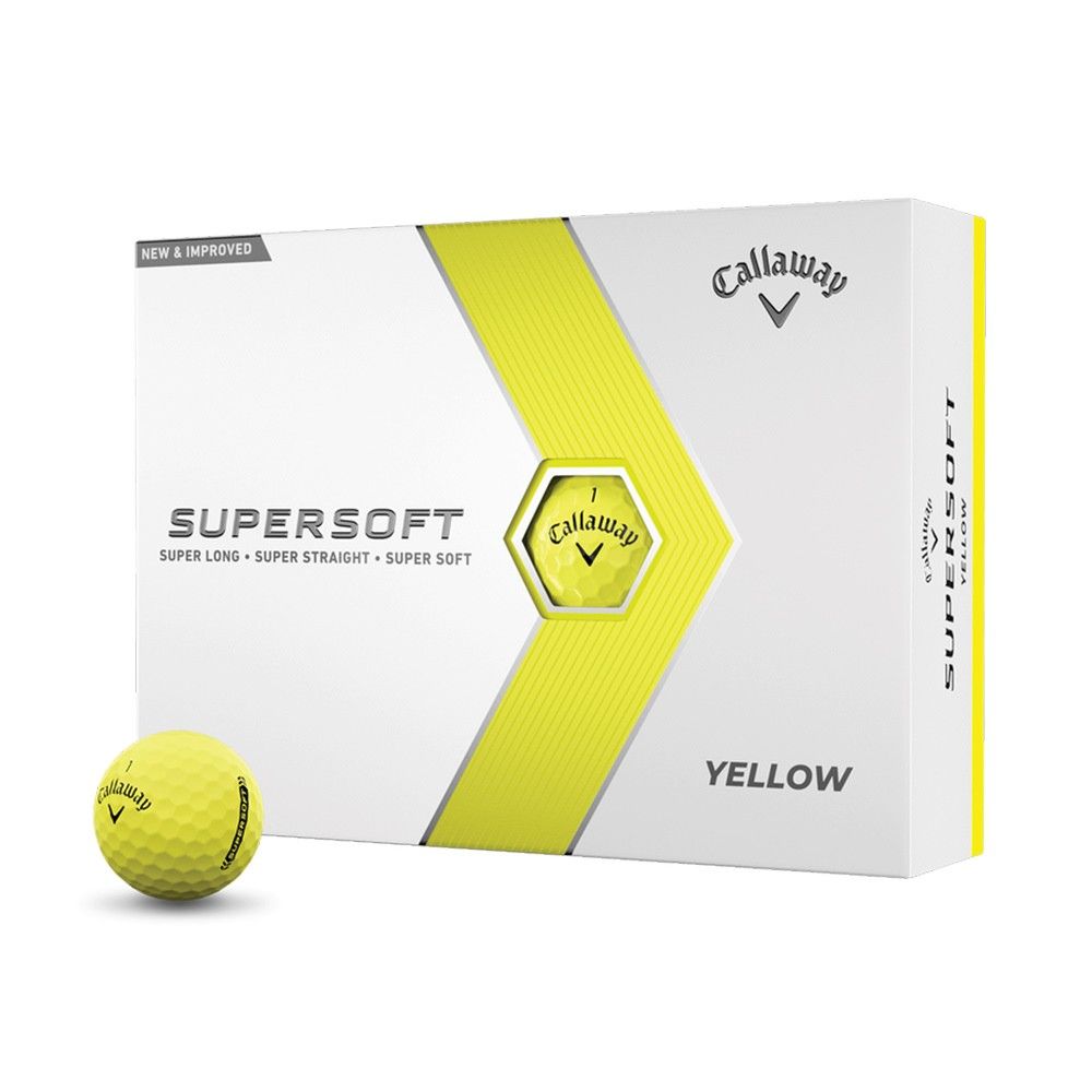 CALLAWAY Supersoft Golf Balls - Yellow - Image 5
