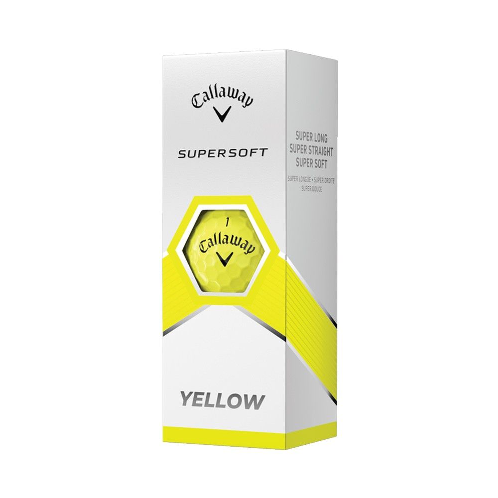 CALLAWAY Supersoft Golf Balls - Yellow - Image 4