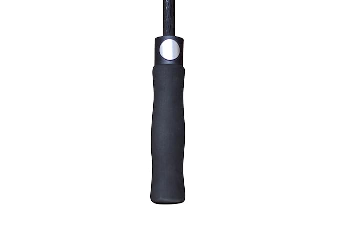 Golf Basic Automatic Open Silver Umbrella -Black/Yellow/Silver - Image 7