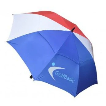 Golf Basic Automatic Open Silver Umbrella - Image 3