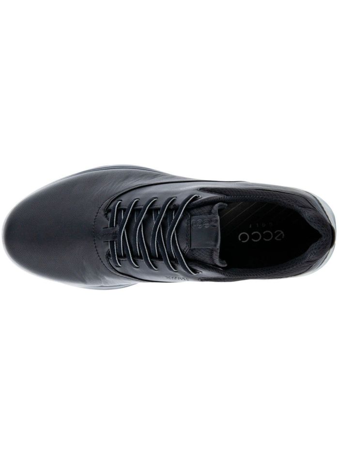 ECCO Men's S-Three Golf Shoes Black/Concrete - Image 2