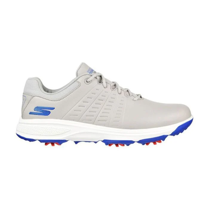 SKECHERS Men's Torque 2 MD Spiked Golf Shoes - Gray/Blue