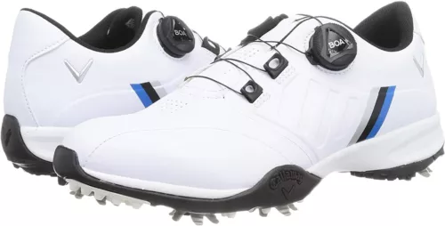 Callaway Men's Aerosport Boa Spiked Golf Shoes - Black / White - Image 5