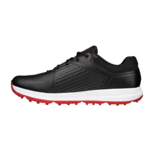SKECHERS Men’s Elite 5 GF MD Spikeless Golf Shoes – Black/Red