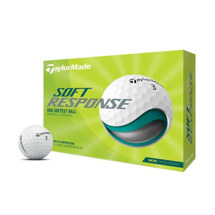TAYLORMADE Soft Response Golf Balls - White